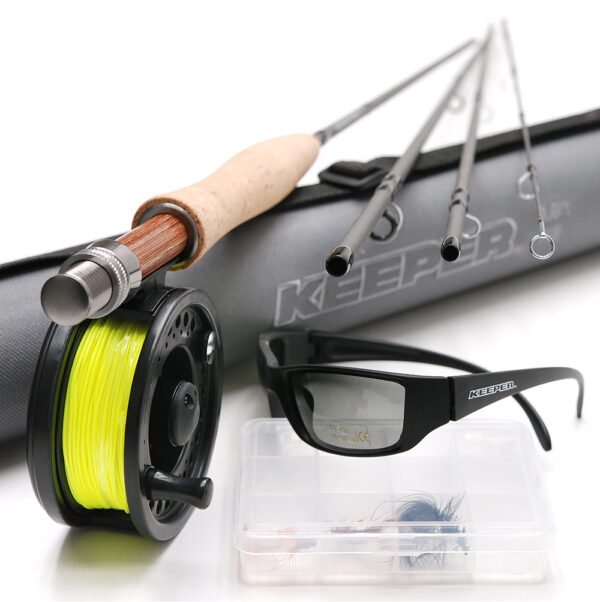 Vision Keeper Starter Kit Fly Fishing Set 9'0" #5-6 4-Teile