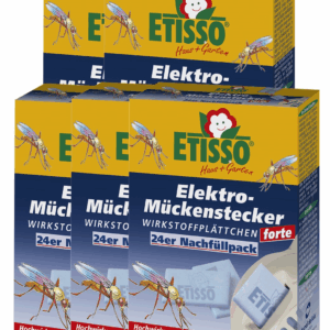Etisso Elektro-Mückenstecker forte Nachfüllpack SPARPACK: 5x 24 Plättchen